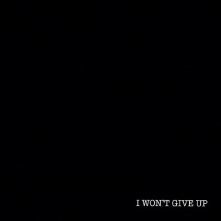 I WON'T GIVE UP