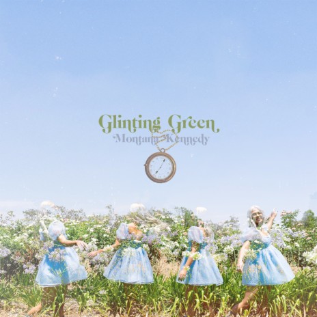 glinting green