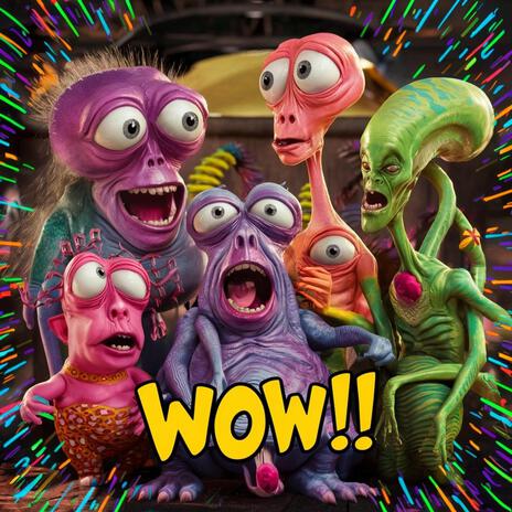 Aliens singing WOW! | Crazy Funny Songs! | Boomplay Music