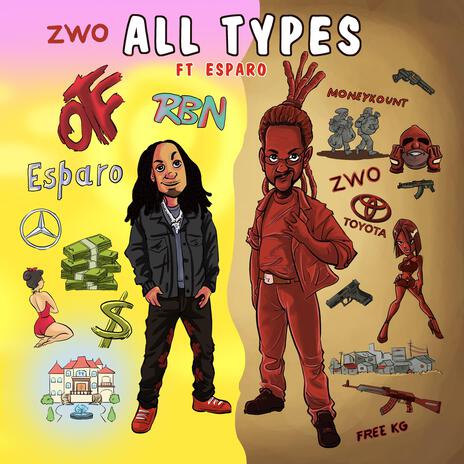 All Types ft. Esparo | Boomplay Music