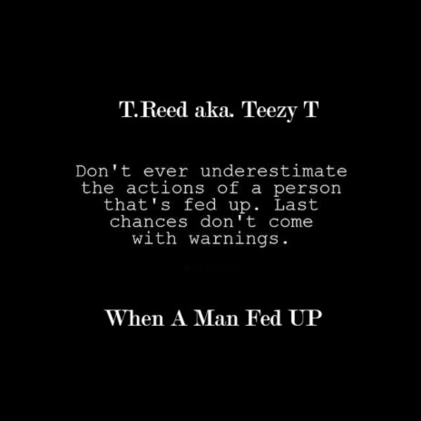 When a Man Fed Up