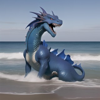 Blue Dragon's Beach Vacation