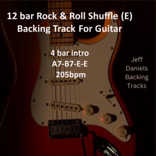 12 bar Rock & Roll Shuffle (E) Backing Track For Guitar