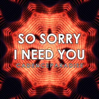 So Sorry I Need You