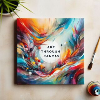 Art through canvas