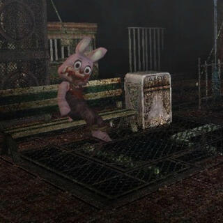 sitting in silence is all I know... Robbie The Rabbit | Silent Hill 3 inspired