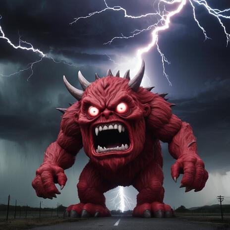 未開封♪　RED THUNDER GHOST　赤鬼　MonsterMind 未開封♪ RED THUNDER GHOST 赤鬼 MonsterMind Thunderdome IX (The