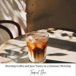 Morning Coffee and Jazz Tunes on a Summer Morning