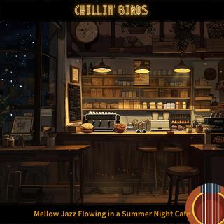 Mellow Jazz Flowing in a Summer Night Cafe