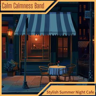 Stylish Summer Night Cafe