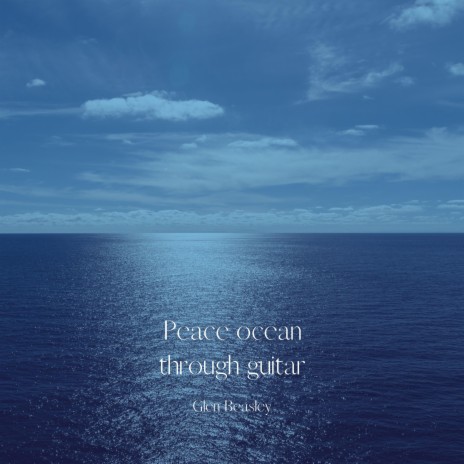 Peace ocean through guitar