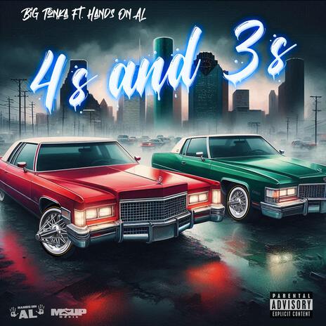 4's And 3's ft. Hands On Al | Boomplay Music