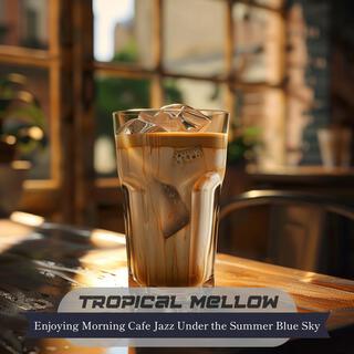 Enjoying Morning Cafe Jazz Under the Summer Blue Sky