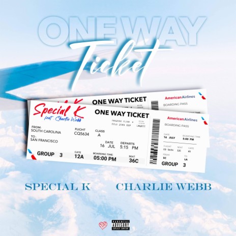 One Way Ticket ft. Charlie Webb | Boomplay Music