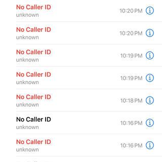 No Caller ID