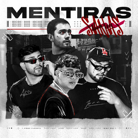 MENTIRAS SANAS ft. Afer, Zaan & Mike Koe | Boomplay Music