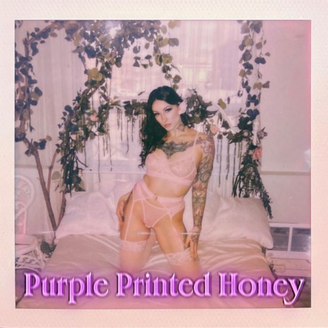 Purple Printed Honey