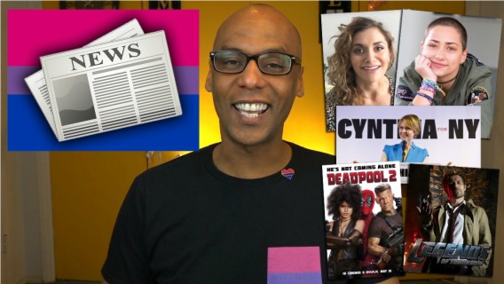 Bisexuals in the News This Week - Alyson Stoner, Emma Gonzalez, Cynthia Nixon, Constantine, Shatterstar