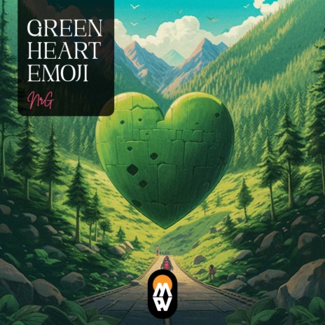 Green heart emoji