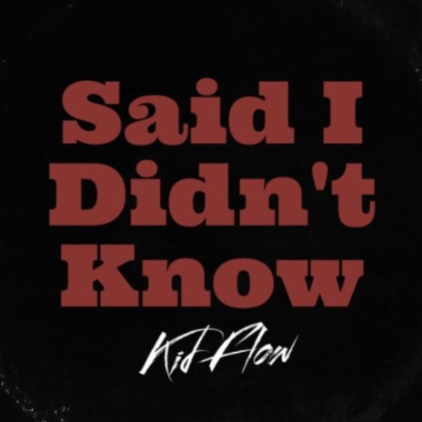 Said I Didn't Know | Boomplay Music