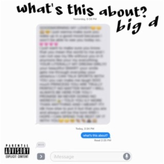 what's this about? lyrics | Boomplay Music