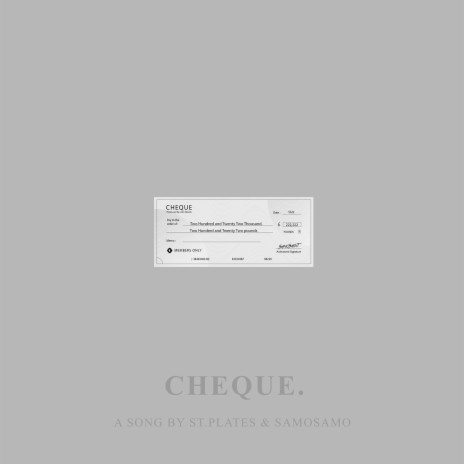 Cheque ft. SAMOSAMO | Boomplay Music