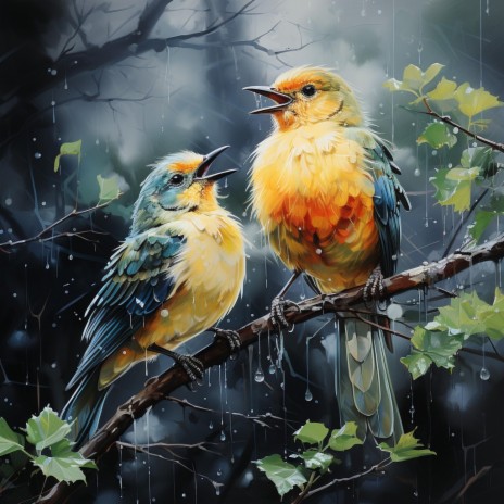 Birds Singing in the Rain