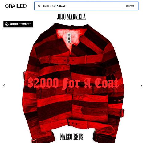 2000 For A Coat ft. Jojo Margiela | Boomplay Music