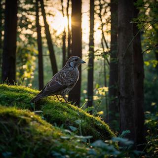 quiet walk in the woods