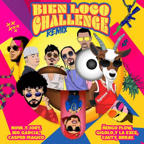 Bien Loco Challenge (Remix) ft. Ñengo Flow, Onyx Toca El Piano, Brray, Nio Garcia & Gigolo Y La Exce | Boomplay Music