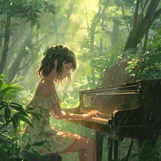 Harmony of Rain, Birds, and Piano for Deep Relaxation