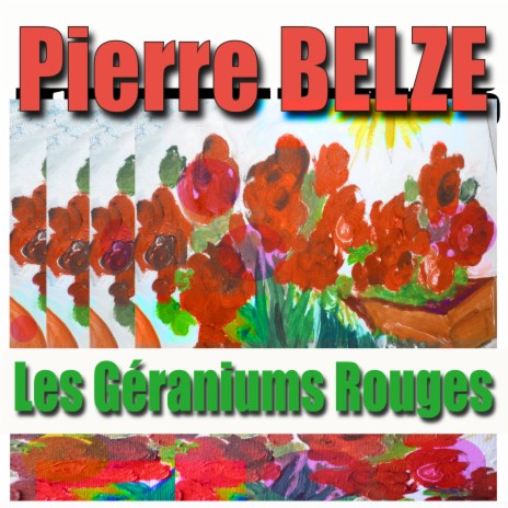 Les géraniums rouges