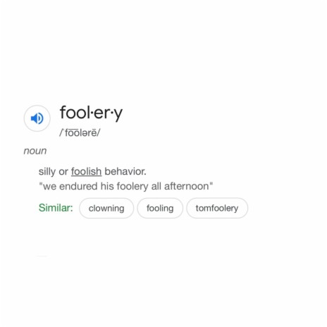 Foolery | Boomplay Music