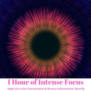 1 Hour of Intense Focus: Alpha Waves for Concentration & Memory Enhancement, Boost IQ