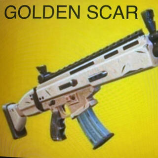 FORTNITE GOLDEN SCAR