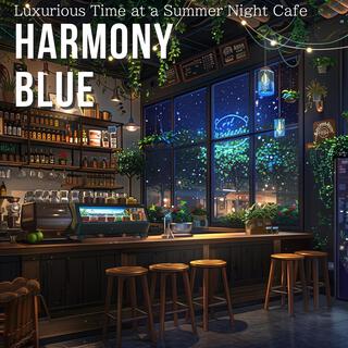 Luxurious Time at a Summer Night Cafe