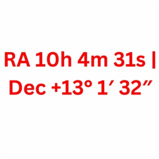 RA 10h 4m 31s | Dec +13° 1′ 32″