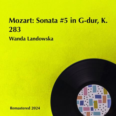 Sonata #4 in Es-dur, K. 282 - III. Presto (Remastered 2024) | Boomplay Music