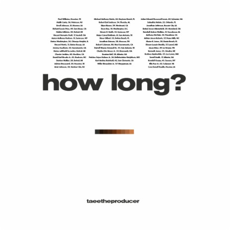 HOW LONG? | Boomplay Music