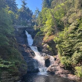 watching the waterfall