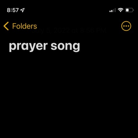 prayer song