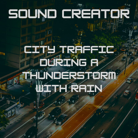 City Traffic During A Thunderstorm With Rain 1 | Boomplay Music