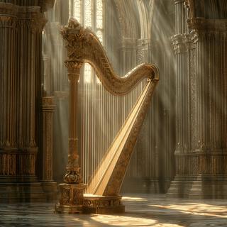 Medieval-inspired harp melody