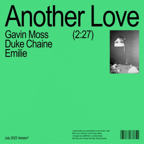 Another Love (Gavin Moss Remix) ft. Duke Chaine & Emili E | Boomplay Music