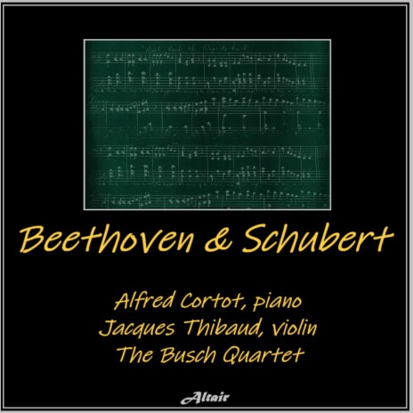 Violin Sonata NO. 9 in A Major, Op.47: III. Finale. Presto ft. Jacques Thibaud | Boomplay Music