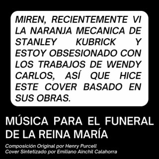 Música para el Funeral de la Reina María