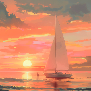 Sunset Boat