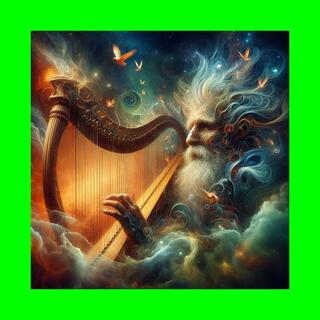 Tranquil Serenade: A Harp's Whispers and Strings