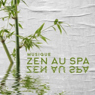 Musique zen au spa: Fontaine à eau en bambou