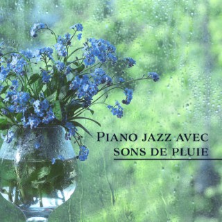 Piano jazz avec sons de pluie: Musique de fond pour café-bar, Le restaurant